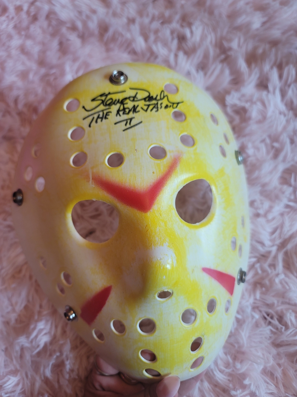 Authentic Steve Dash 'The Real Jason' Autographed Hocky Mask Friday The 13th